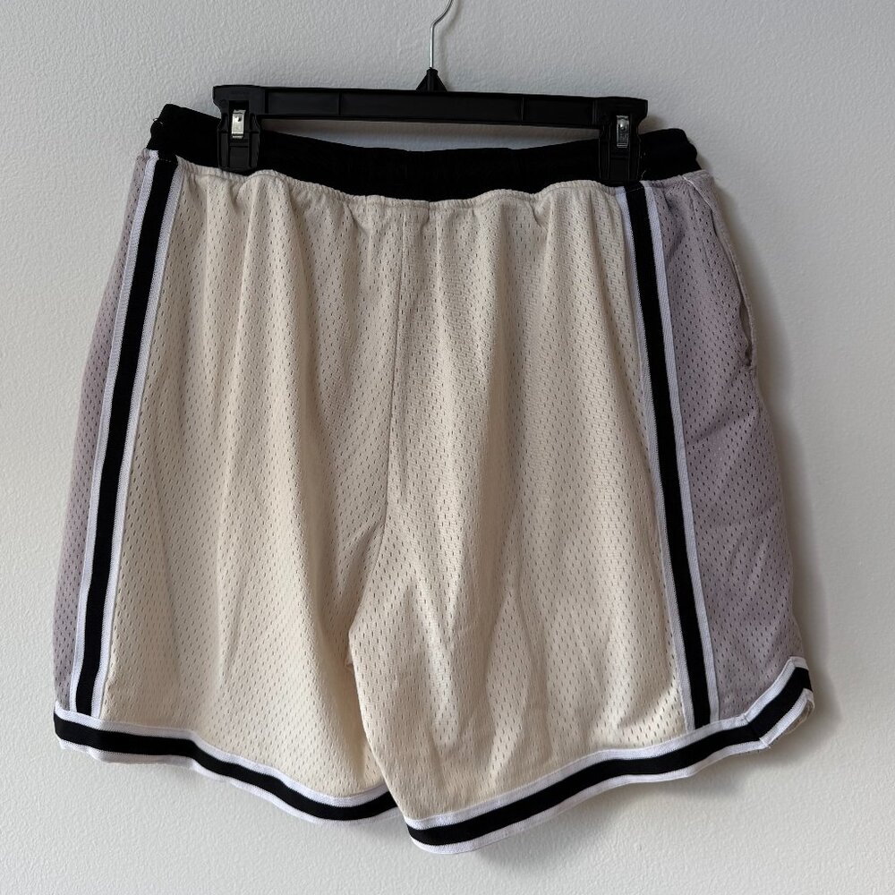 John Elliott Varsity Mesh Shorts | Size 3 | Cream